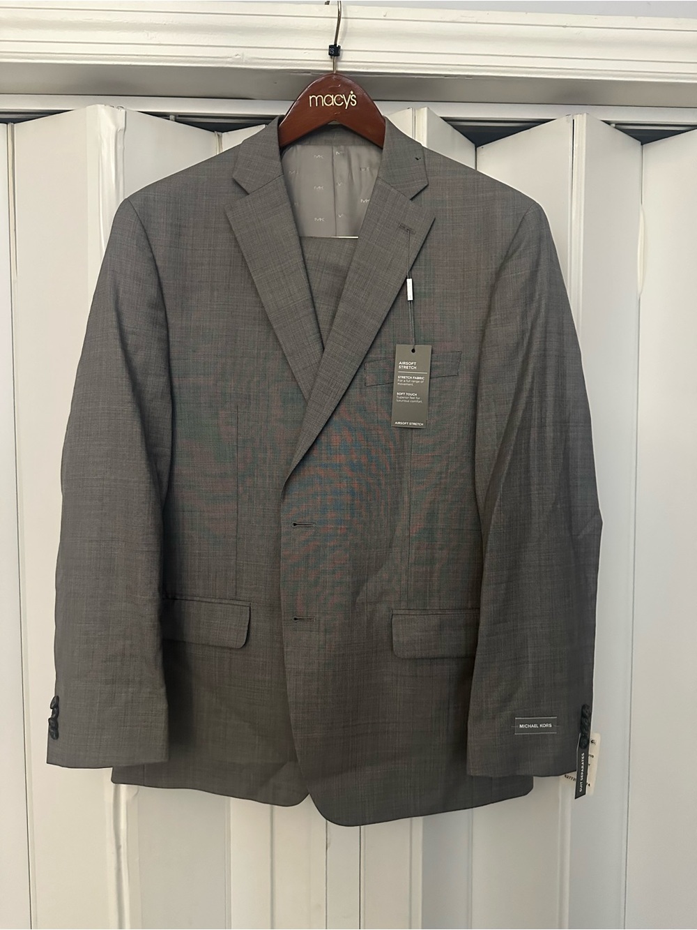 Michael Kors Men's Air Soft Stretch Jacket and Pants 42R and 36x30 Pants